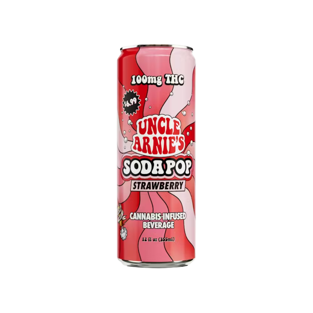 Uncle Arnie's: Strawberry Soda Pop - Uncle Arnie S