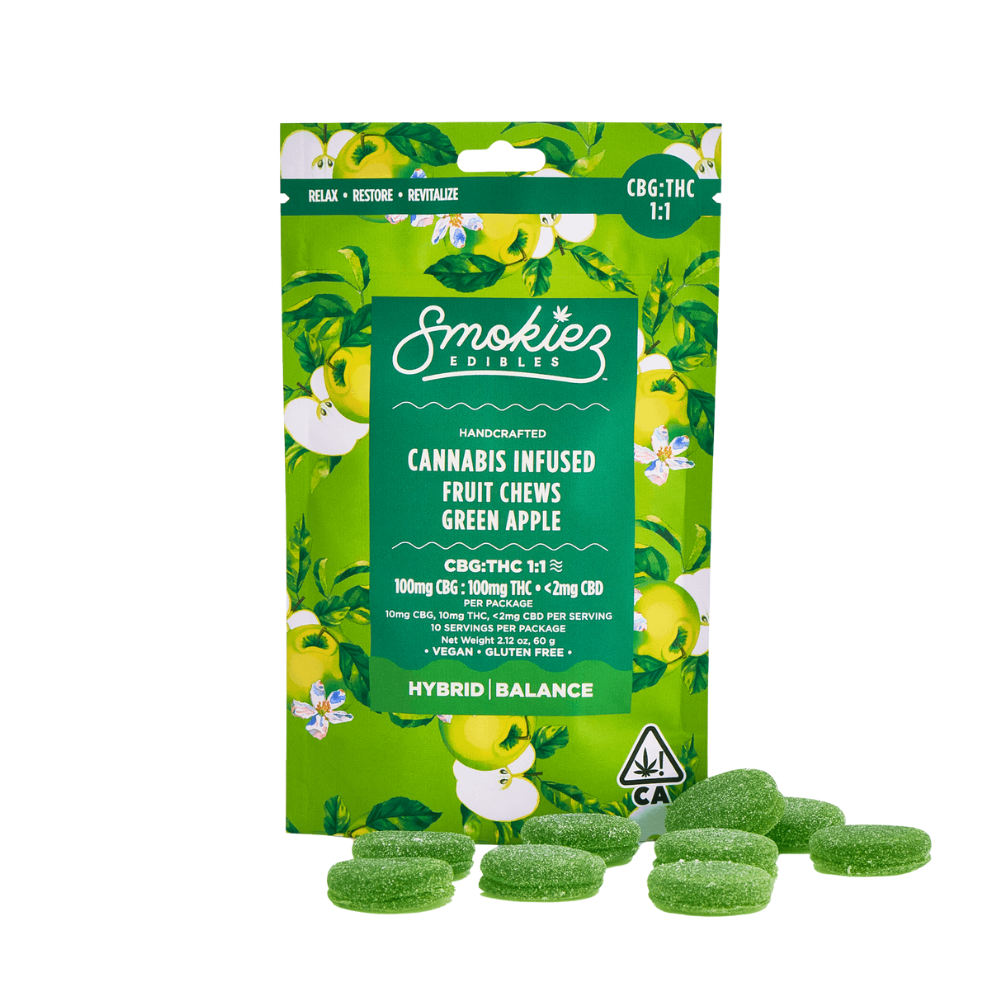 1:1 CBG GREEN APPLE - SMOKIEZ