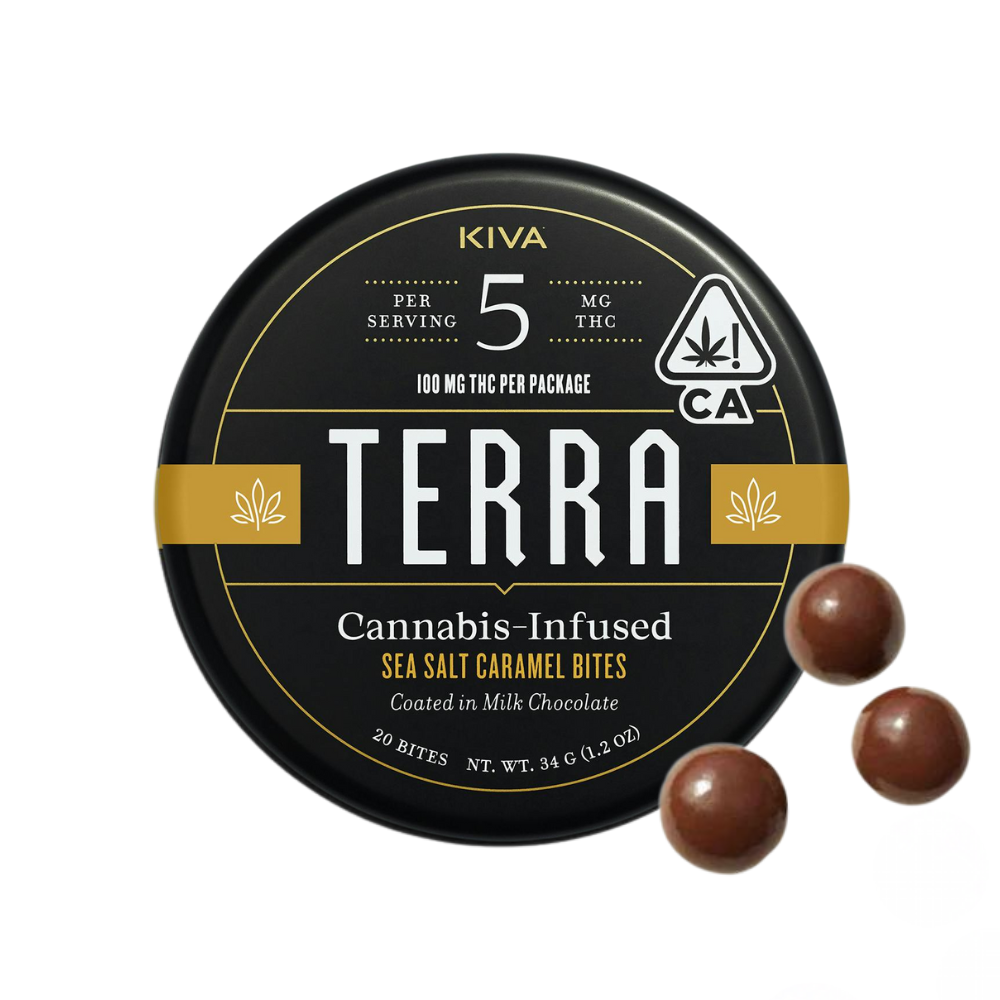 TERRA BITES - SEA SALT CARAMEL - KIVA CONFECTIONS