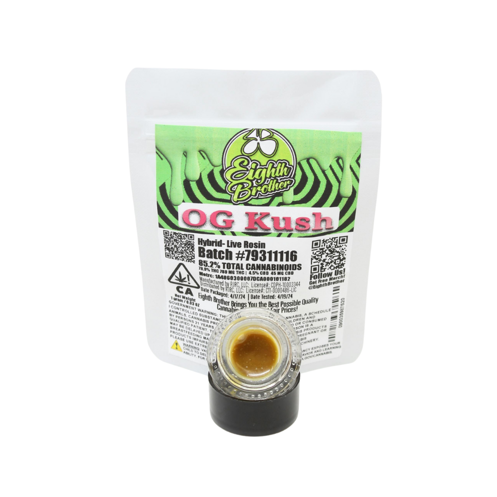 OG KUSH ROSIN 1G - EIGHTH BROTHER
