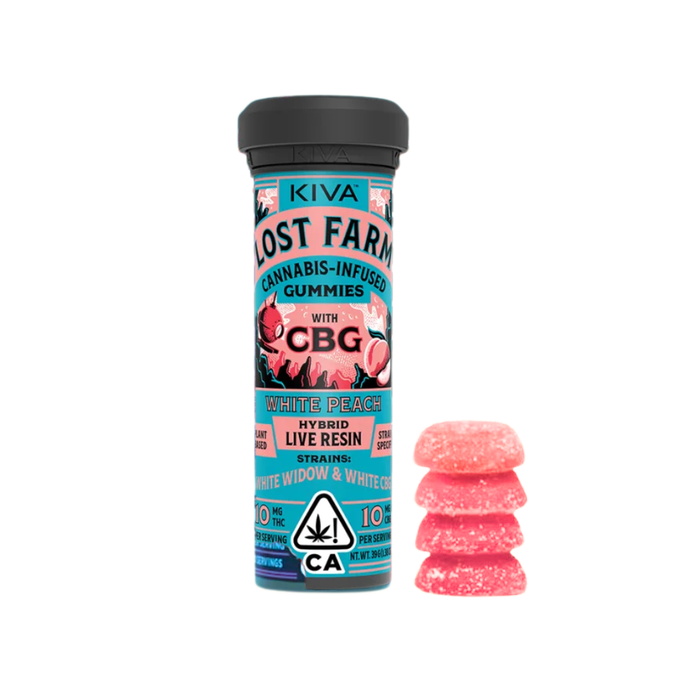 Kiva: Lost Farm - White Peach - Kiva Confections