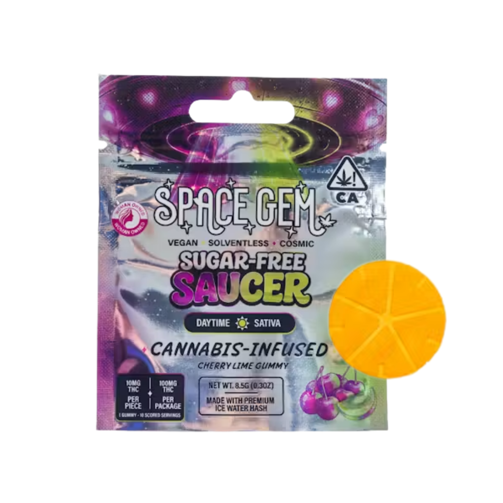 Space Gem: Cherry Lime Sugarfree Saucer - Space Gem