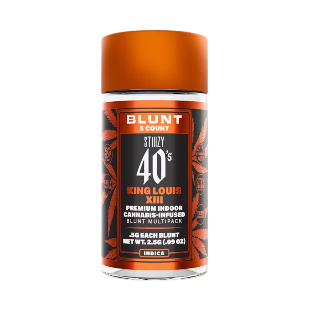 40'S BLUNT 5 PACK - KING LOUIS XIII .5G - STIIIZY