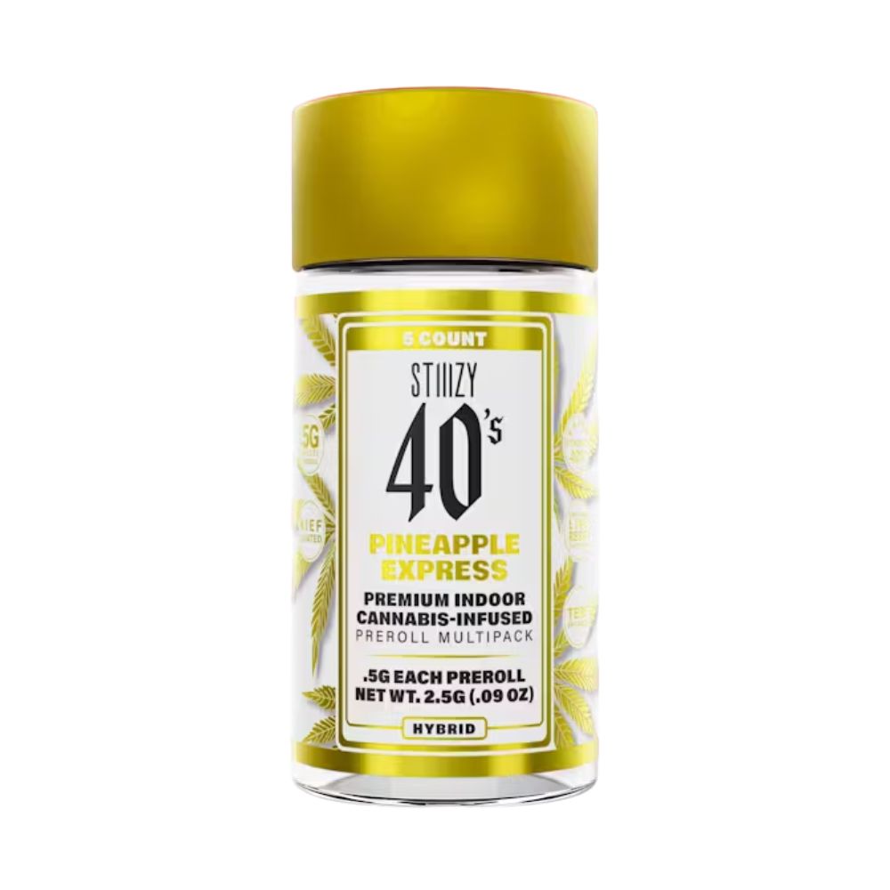 40'S JOINT 5 PACK - PINEAPPLE EXPRESS .5G - STIIIZY