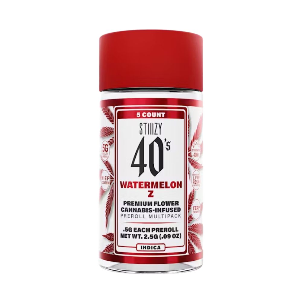 40'S JOINT 5 PACK - WATERMELON Z .5G - STIIIZY