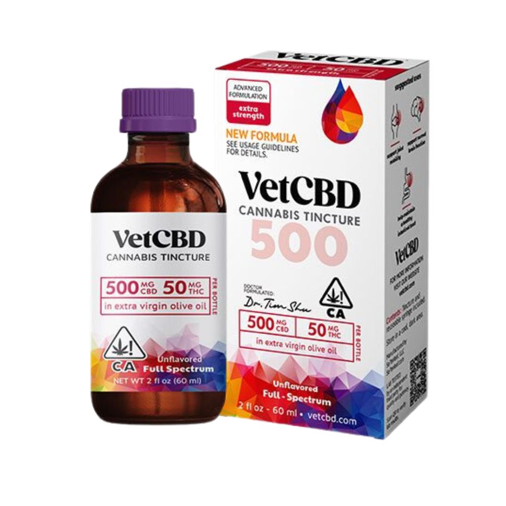 10:1 EXTRA STRENGTH TINCTURE 500MG - VET CBD