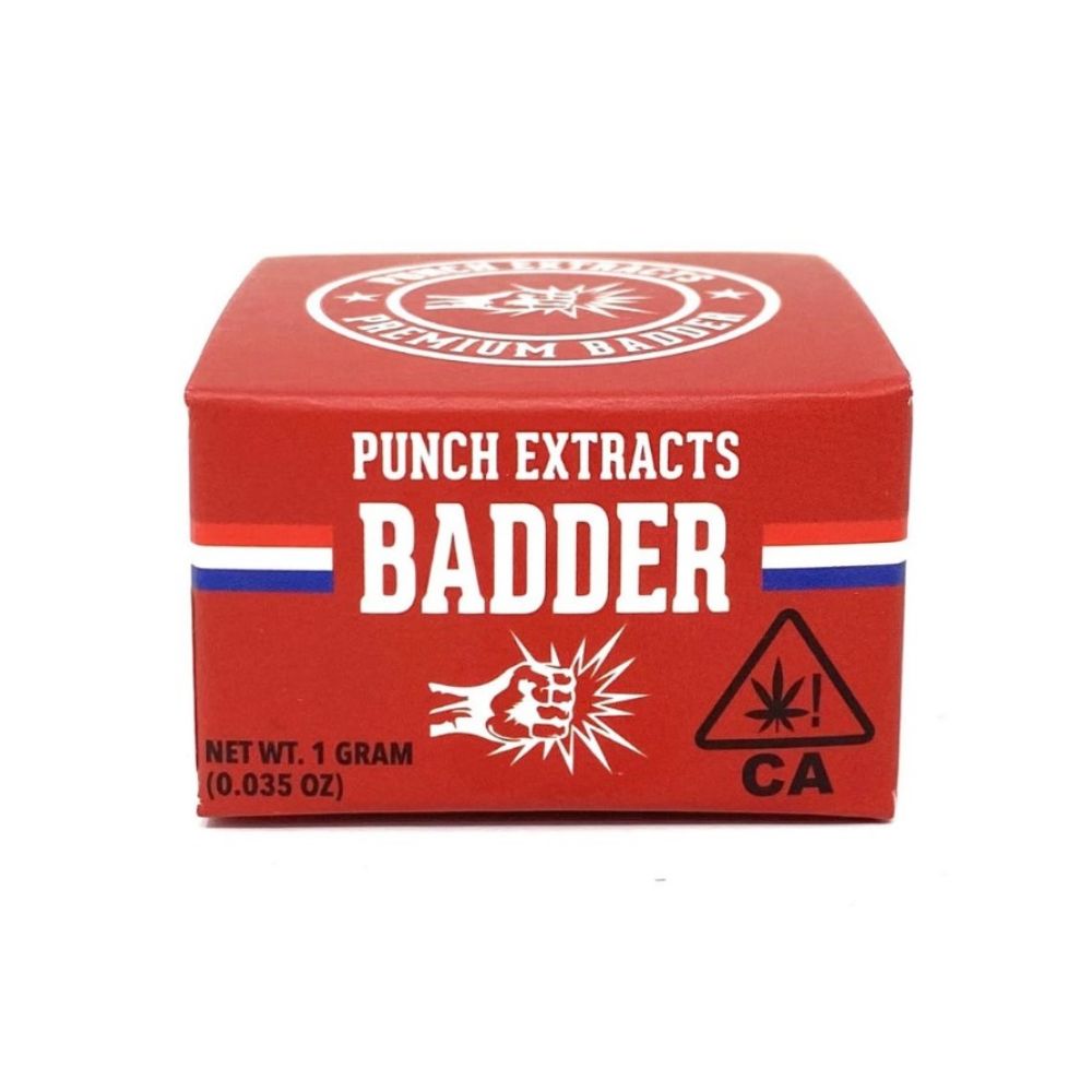 BHO BADDER - PLATINUM OG 1G - PUNCH EDIBLES & EXTRACTS