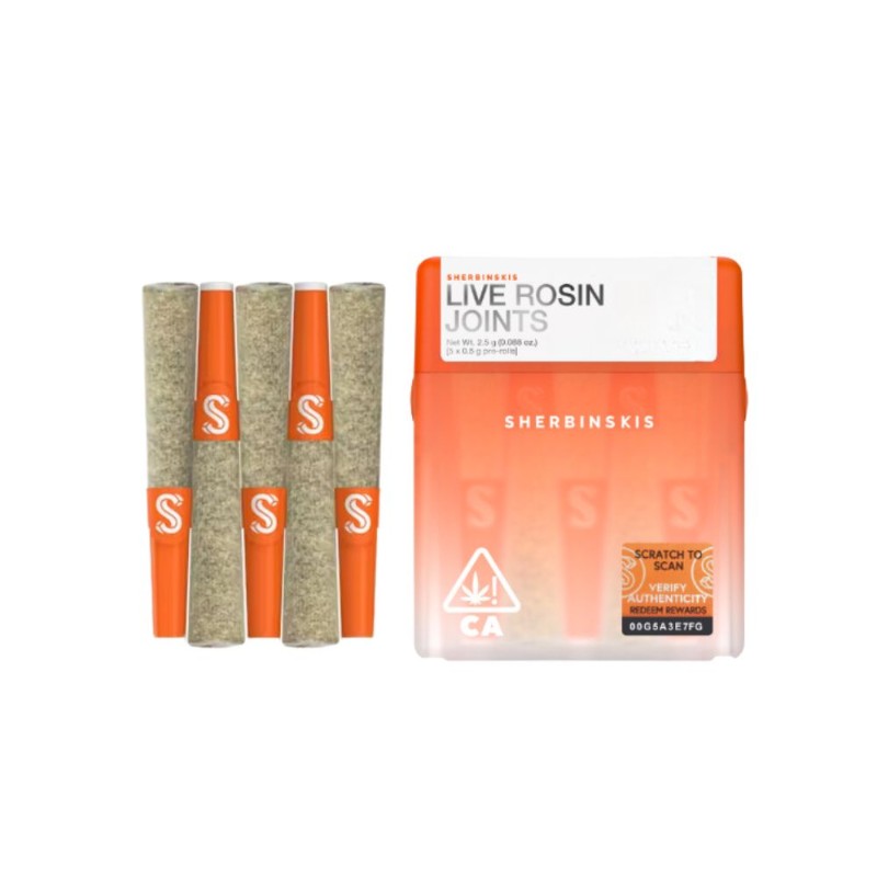 Sherbinski Taziki (I) Live Rosin Infused Preroll 5pk 2.5g