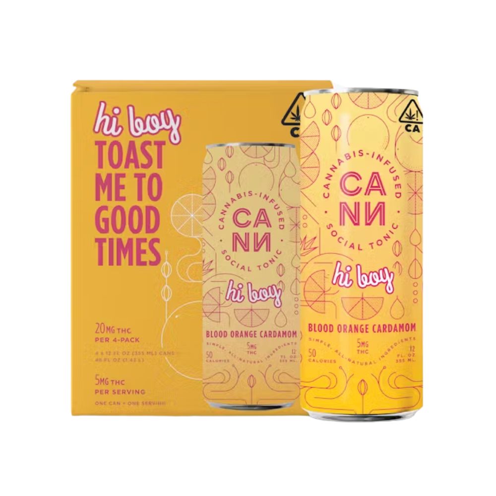 HI BOYS - BLOOD ORANGE CARDAMOM 5MG (4PK) - CANN