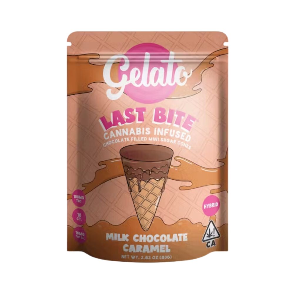 Gelato Seeds: Milk Caramel Last Bite Mini Cones - Gelato