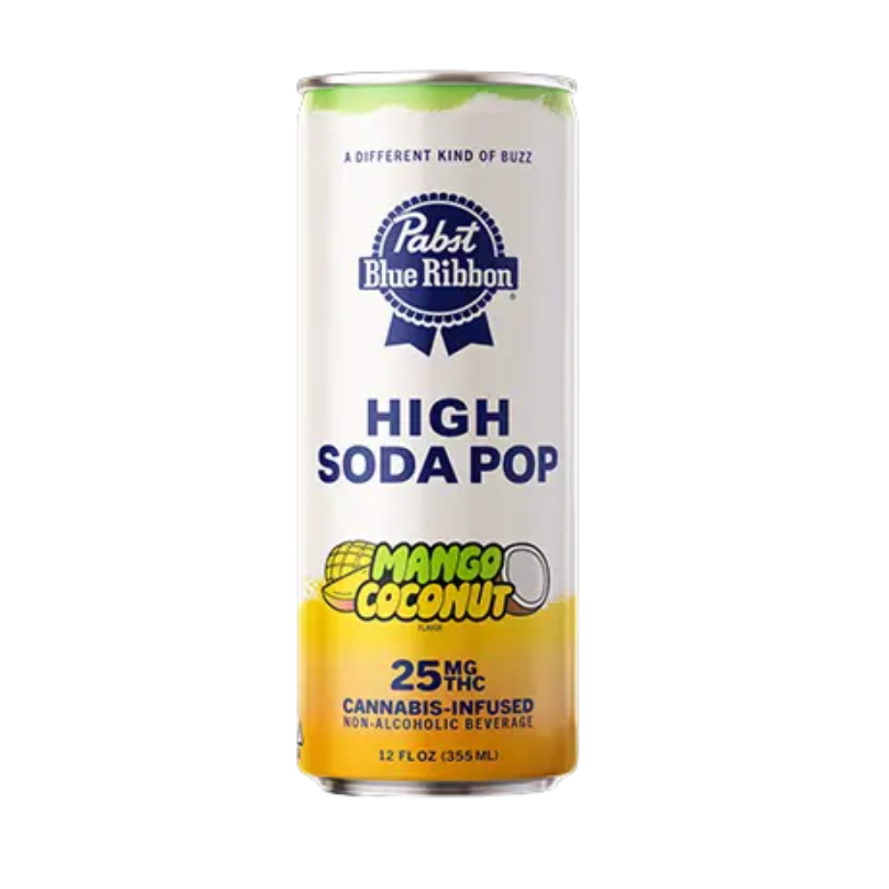 MANGO COCONUT SELTZER 25MG - PABST BLUE RIBBON
