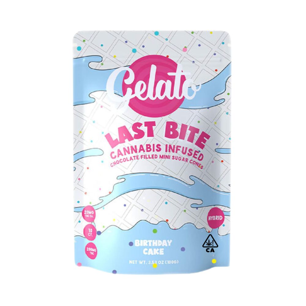 Gelato Seeds: Birthday Cake Last Bite Mini Cones - Gelato
