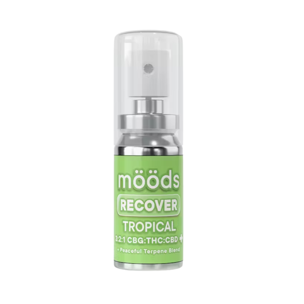 RECOVERY CBG CBD TROPICAL SPRAY TINCTURE 500MG - MOODS