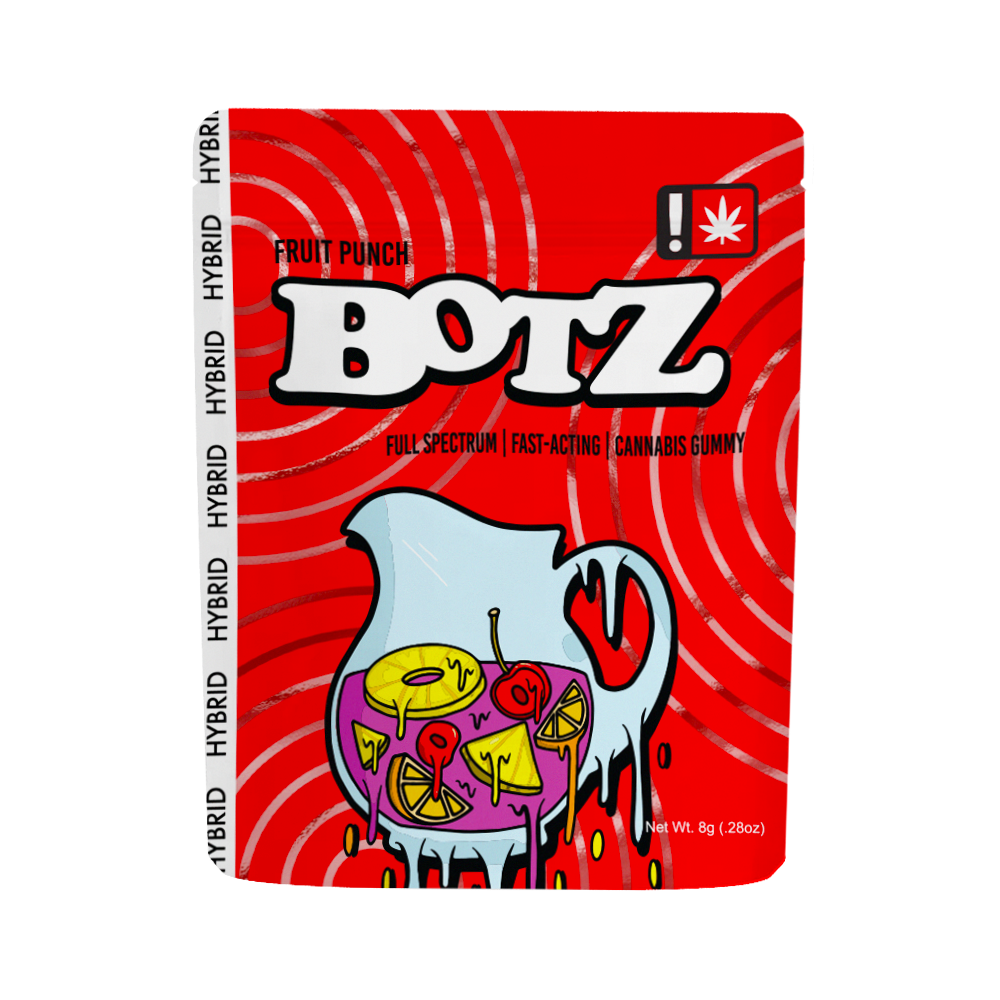 Botz Hybrid Fruit Punch Gummy 100mg