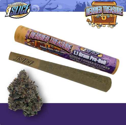1slice | Buried Treasure | 1.1g pre-roll