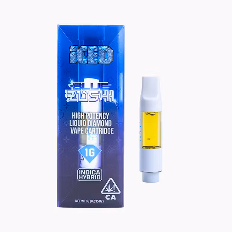 Iced Cartridge 1g - Blue Zushi (I)