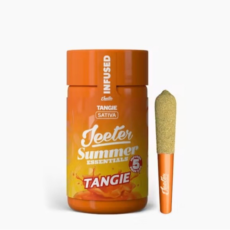 Baby Jeeter Tangie (S) Rosin Infused Preroll 5pk 2.5g