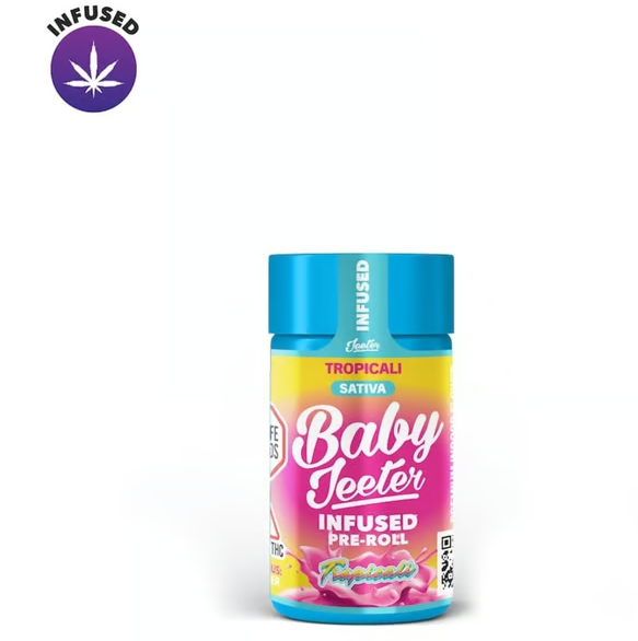 Baby Jeeter Tropicali 0.5g 5pk Infused Prerolls