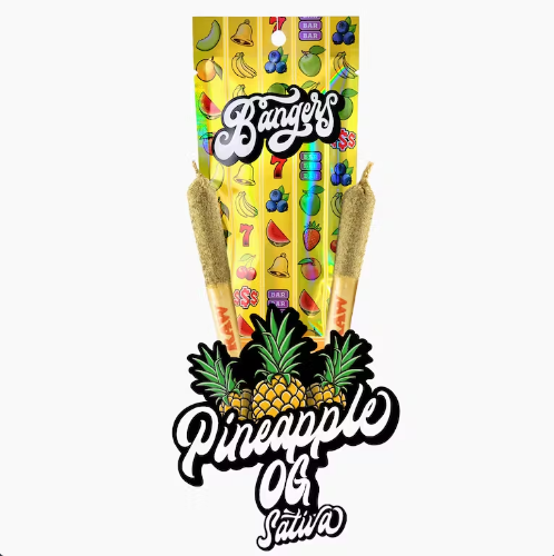 BANGERS - Pineapple OG Infused 2pk - 1.2g - Preroll