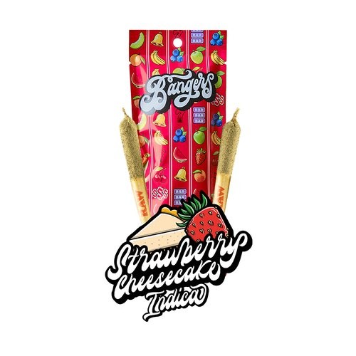 BANGERS - Strawberry Cheesecake Infused 2pk - 1.2g - Preroll