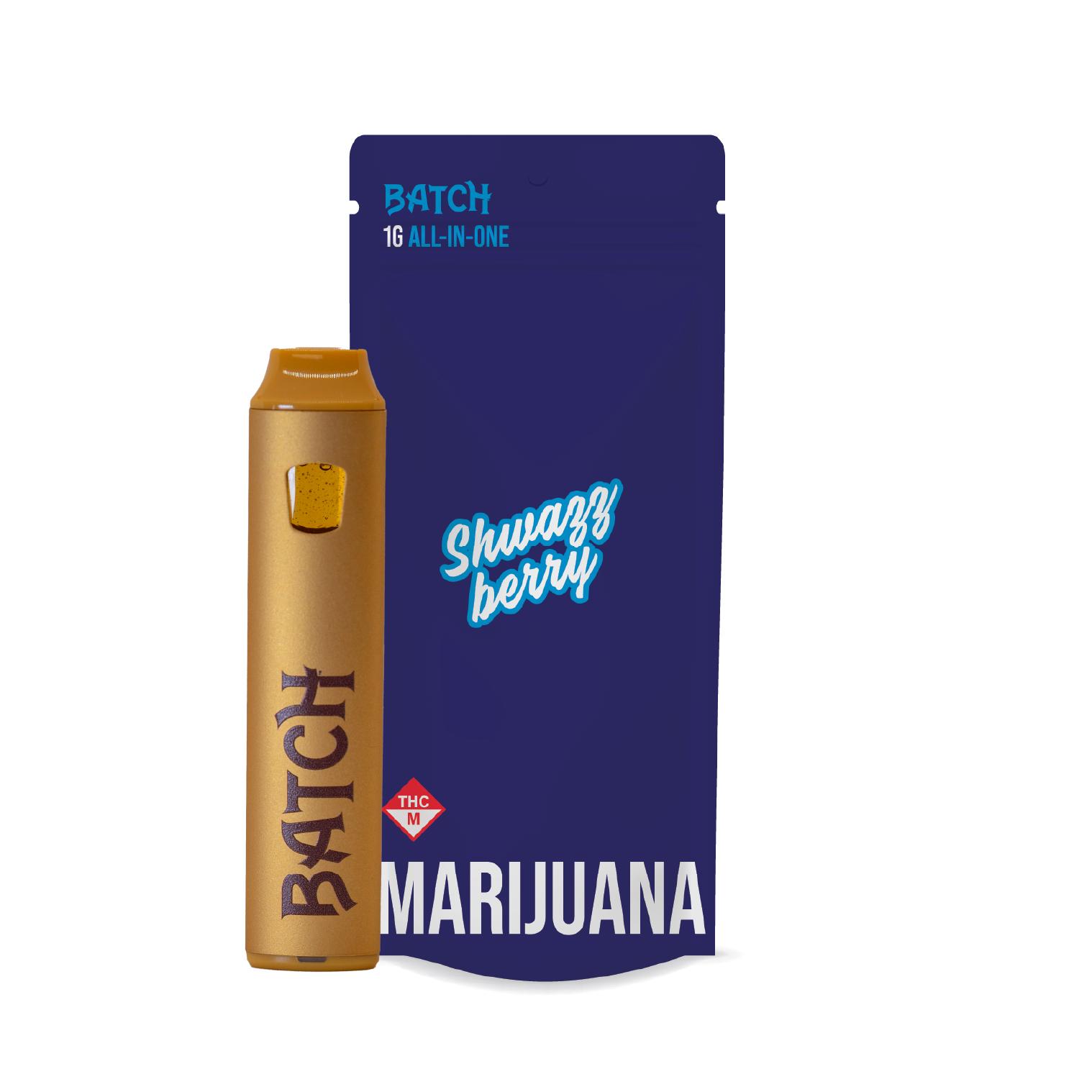 BATCH - SHWAZZBERRY 1 GRAM DISPOSABLE VAPE