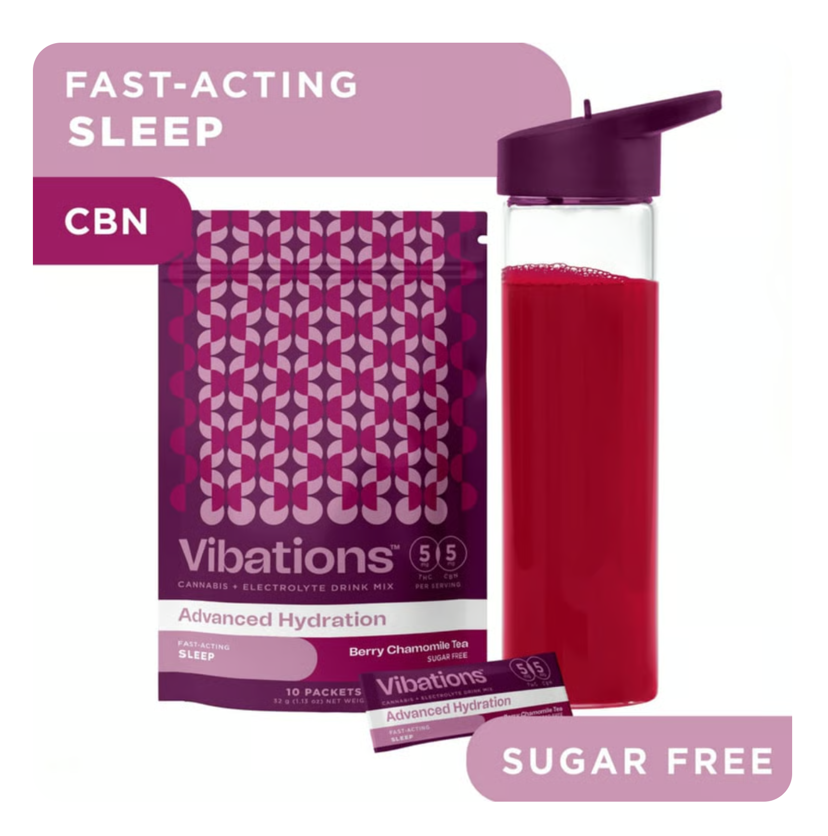 Berry Chamomile Tea Drink Mix 10pk | 50mg