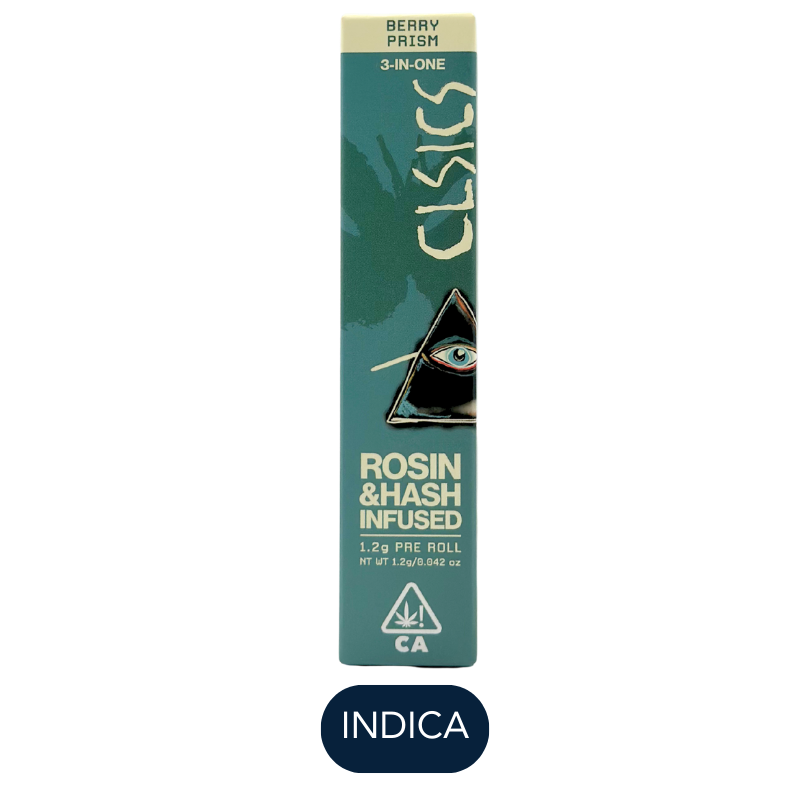 CLSICS - Berry Prism - Rosin & Hash Infused Preroll - 1.2g