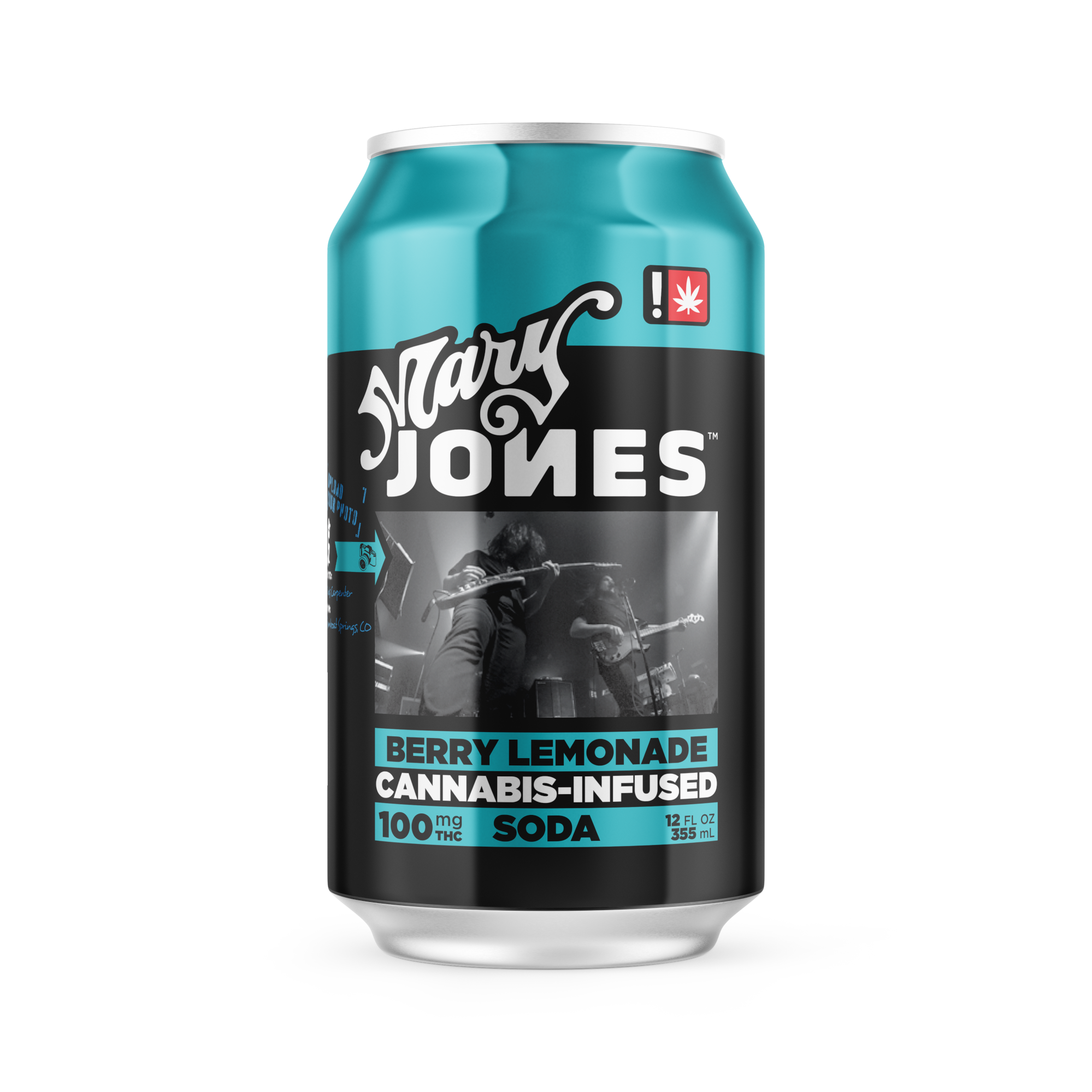 Berry Lemonade Soda | 12oz 100mg (THC)