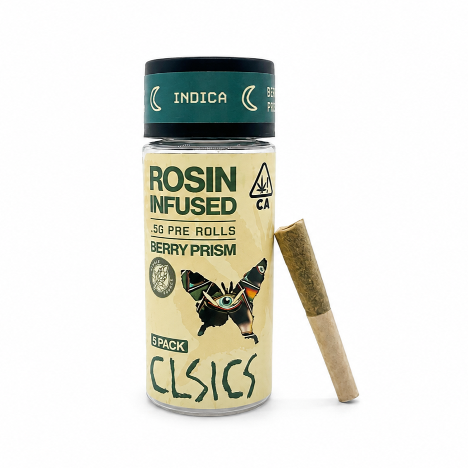 Berry Prism | Rosin Infused 5-Pack Pre-Rolls | 2.5g