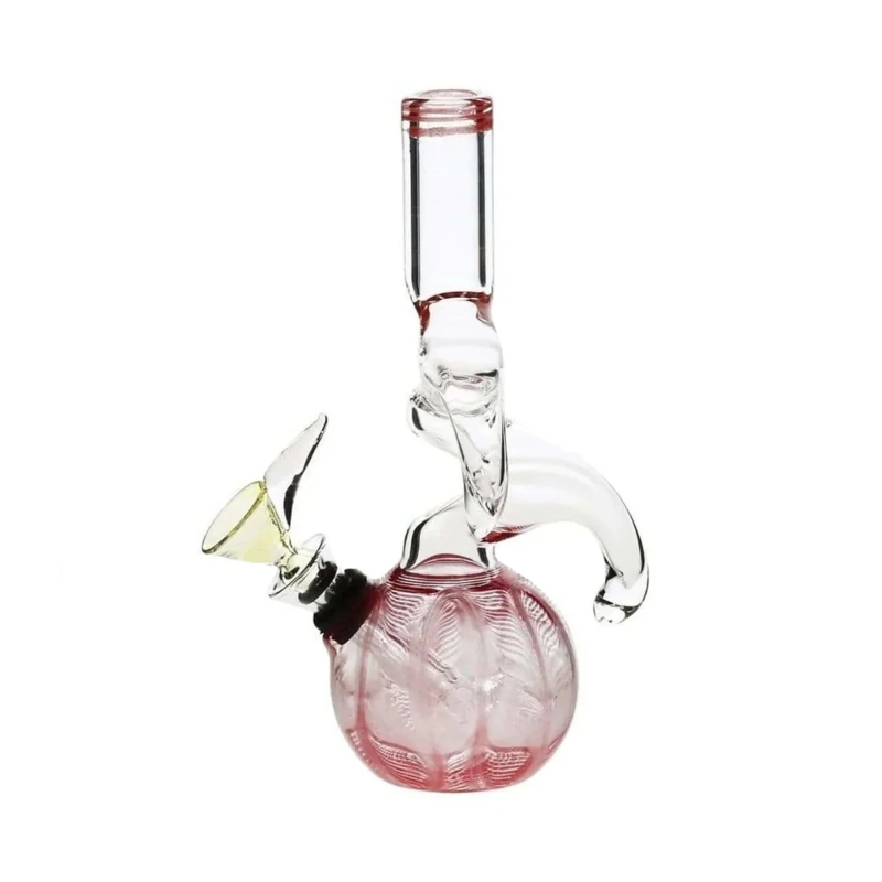 Biohazard - 6 in. Two Hook Red Water Pipe