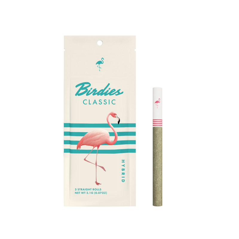Birdies Classic Hybrid Prerolls 3pk 2.1g