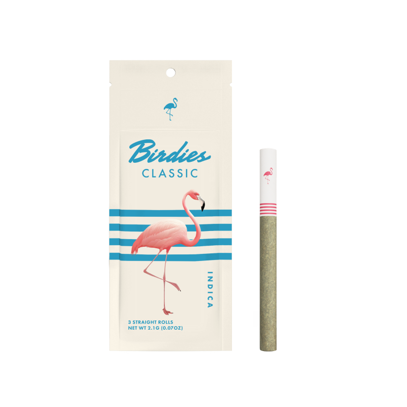 Birdies Classic Indica Prerolls 3pk 2.1g