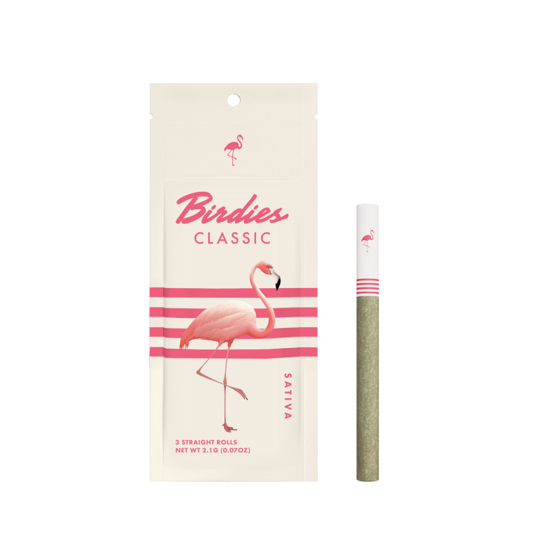 Birdies Classic Sativa Prerolls 3pk 2.1g