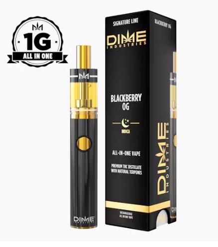 Dime 1g Blackberry OG AIO Disposable