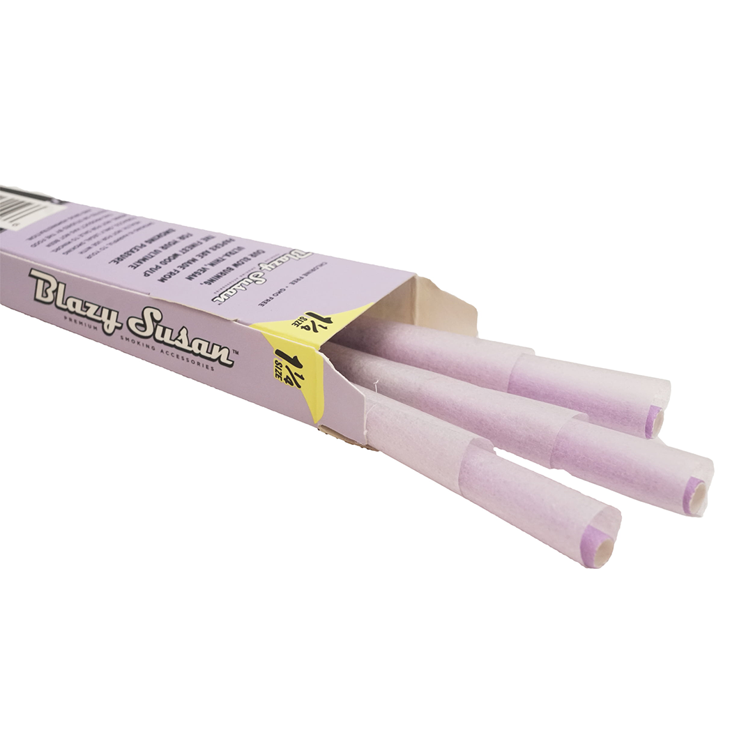 Purple Paper Cones - 1 1/4 (6 pack)