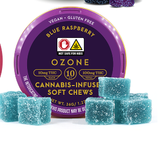 Blue Raspberry Soft Chews |100mg