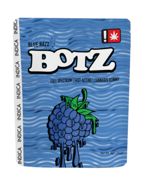 Blue Razz "BOTZ" Gummy | 100mg (THC)