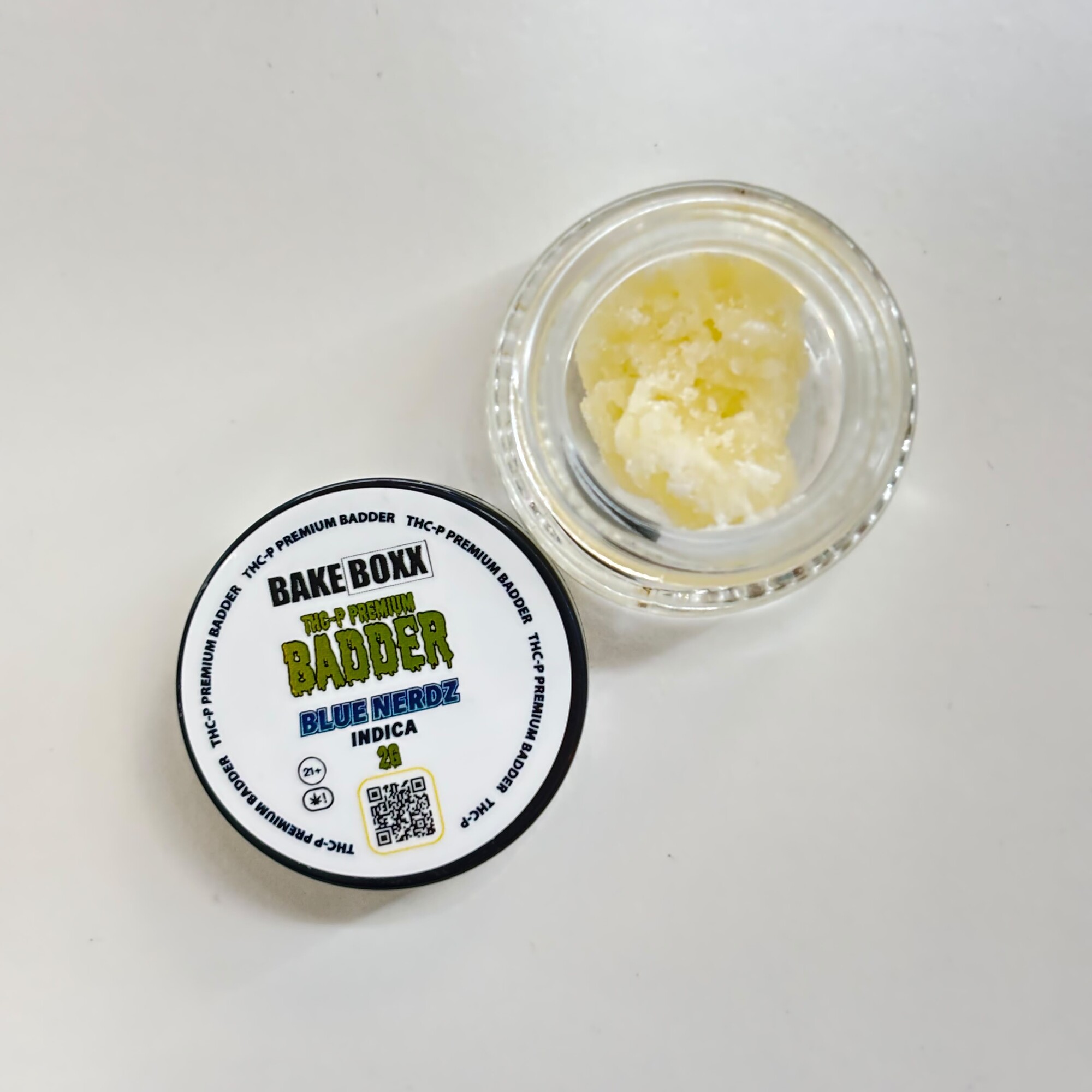 Bake Boxx THCP Badder Blue Nerdz Indica Concentrate 2G