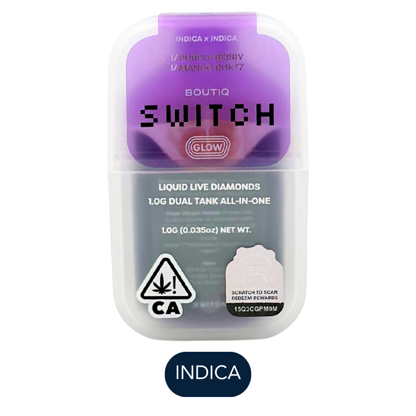 Boutiq - Live Resin Double Glow - Purple Berry x Mango Runtz - RTU - 1.0g