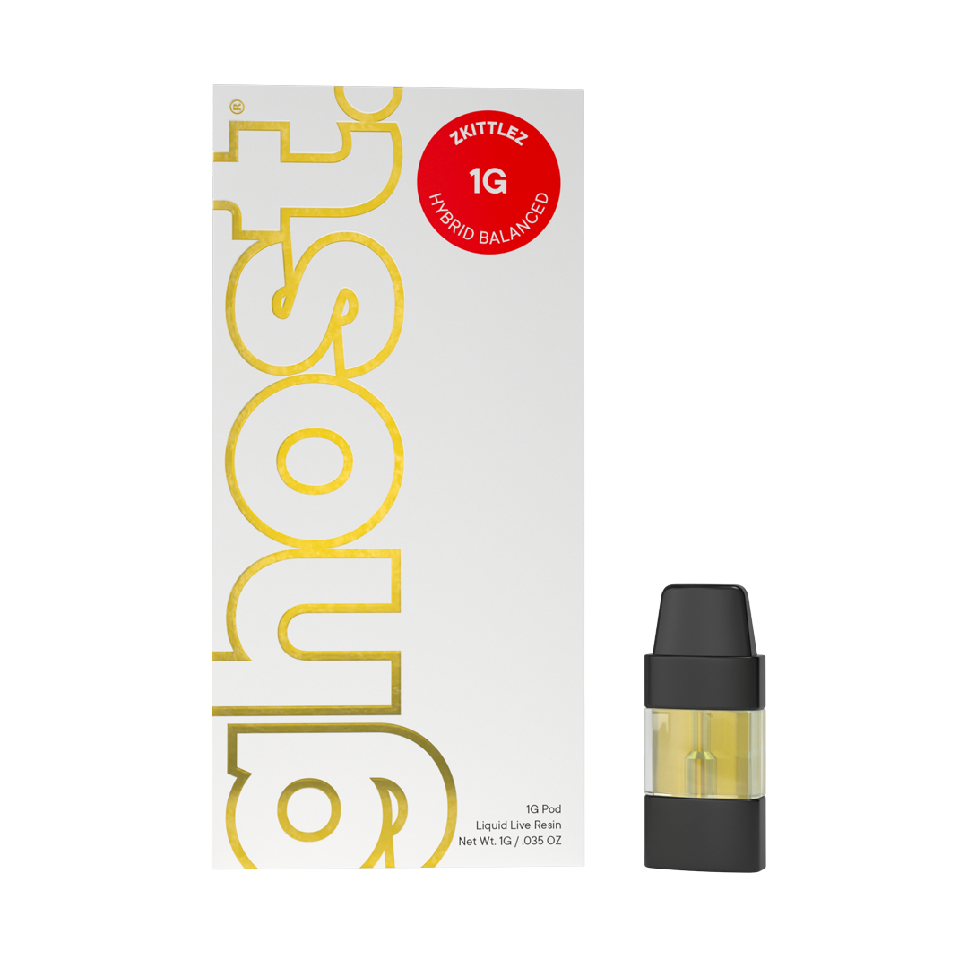 Ghost - Vape: Zkittlez (Live Resin Pod)