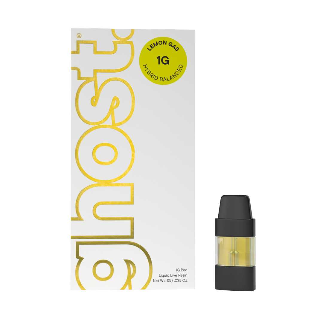 Ghost - Vape: Lemon Gas (Live Resin Pod)