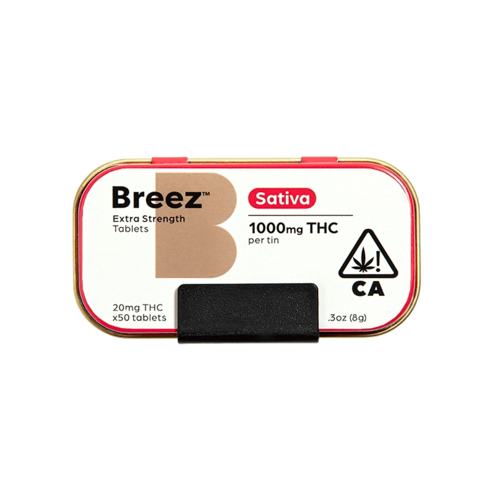 Breez — SATIVA - EXTRA-STRENGTH TABLET TINS 1000 MG - BREEZ