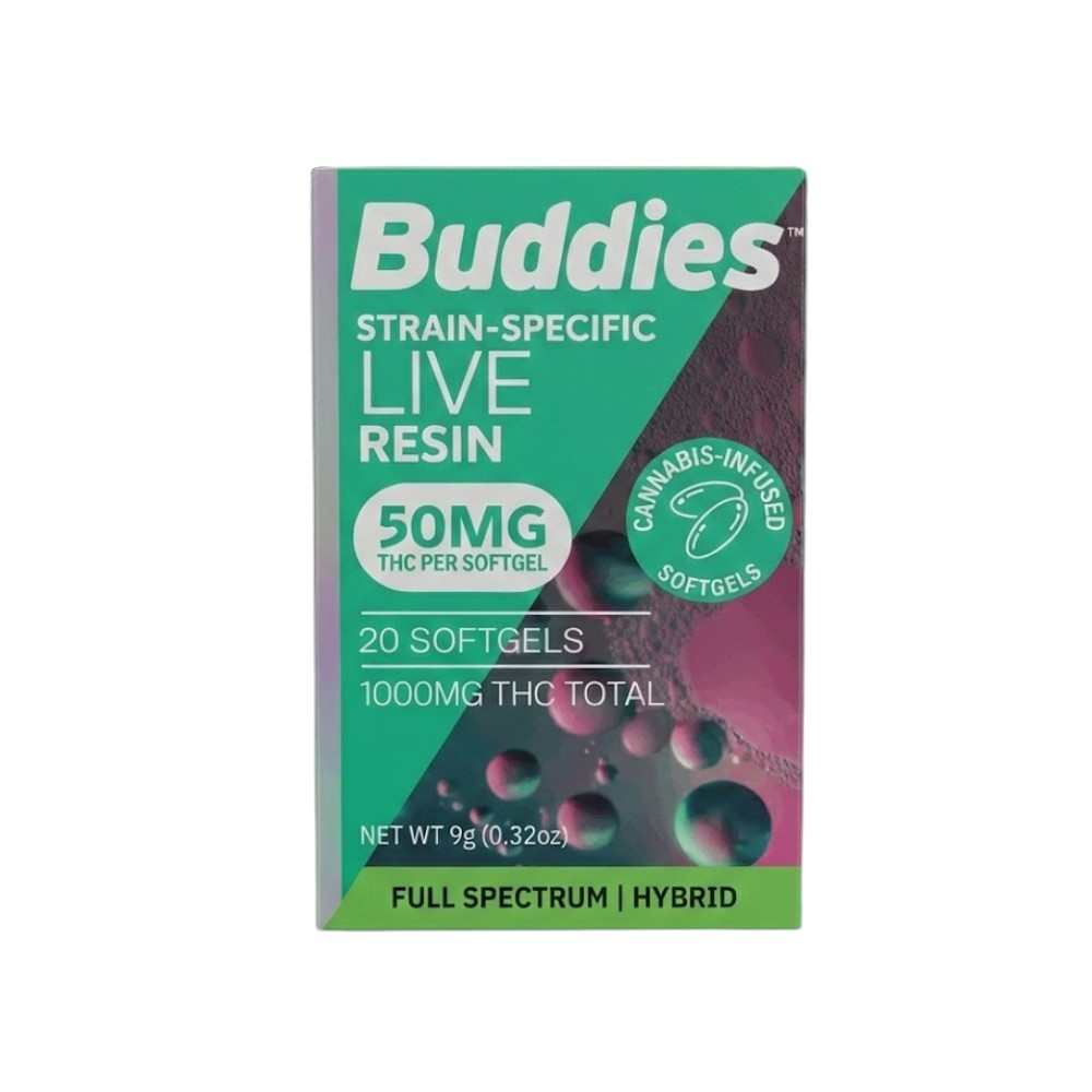 Buddies Brand — 50MG HYBRID CAPS (20CT) - BUDDIES