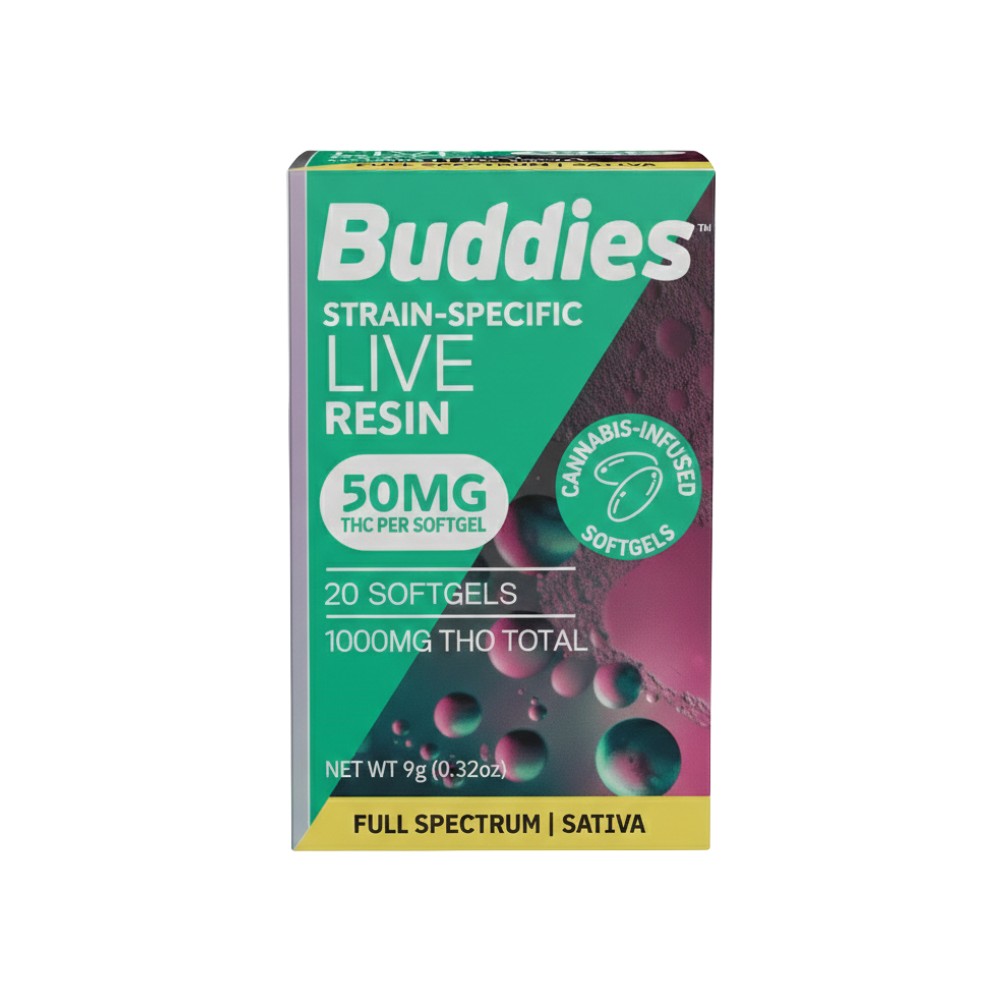 Buddies Brand — 50MG SATIVA CAPS (20CT) - BUDDIES