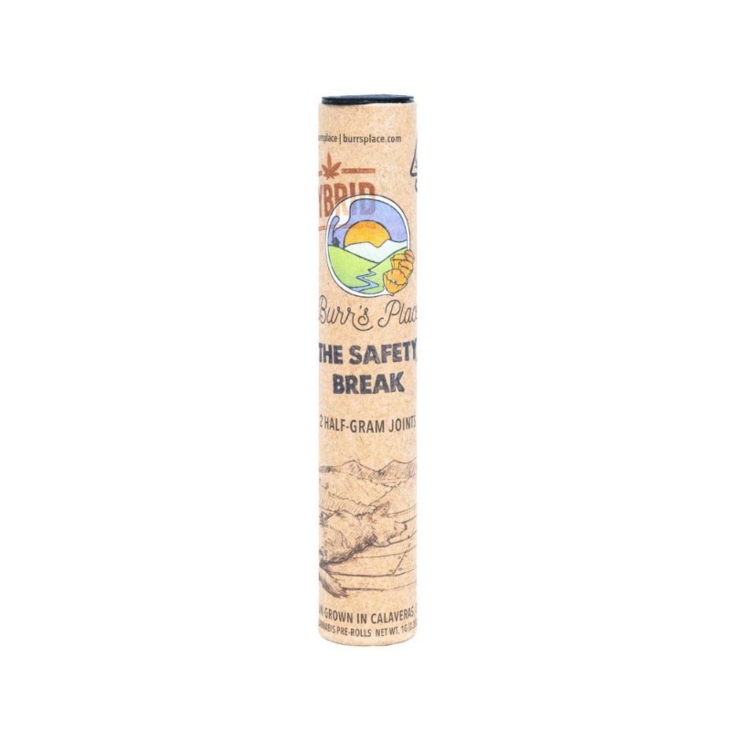 Burr's Place The Safety Break (H) Preroll 2pk 1g