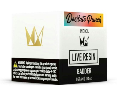 WEST COAST CURE: Dosilato Punch Live Resin Badder (I)