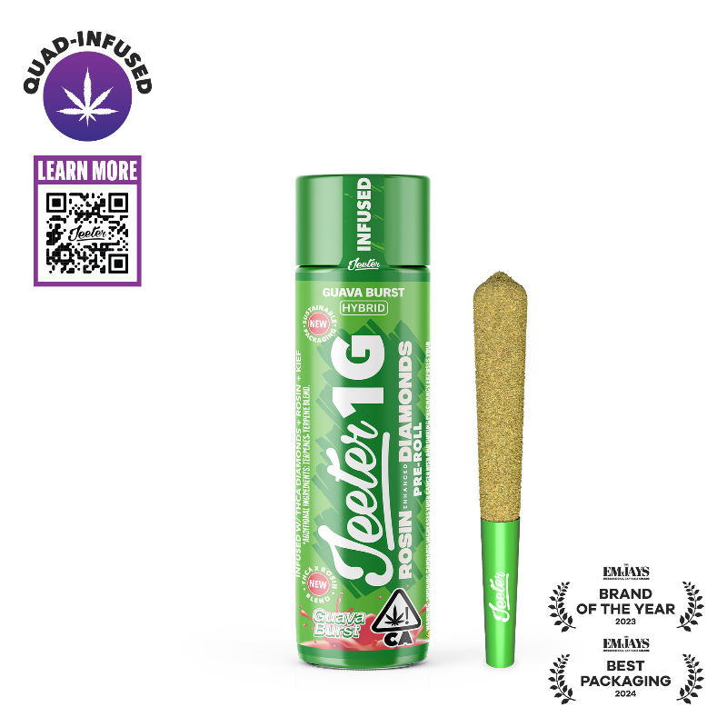 Jeeter - Guava Burst Infused Preroll 1g