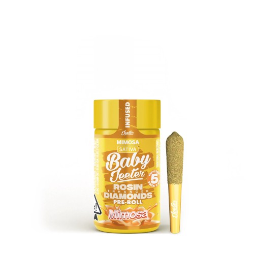 Mimosa | Baby Jeeter Quad-Infused Pre-Rolls 5-Pack | 2.5g