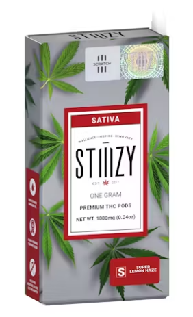 STIIIZY: Super Lemon Haze 1g Pod (S)