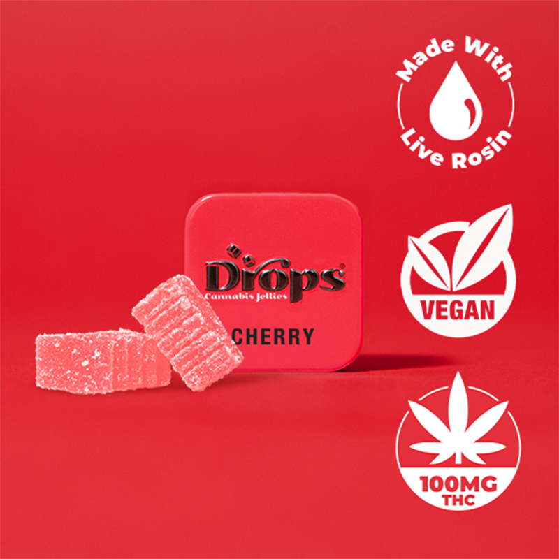Drops Cherry (I) Gummies 2pk 100mg